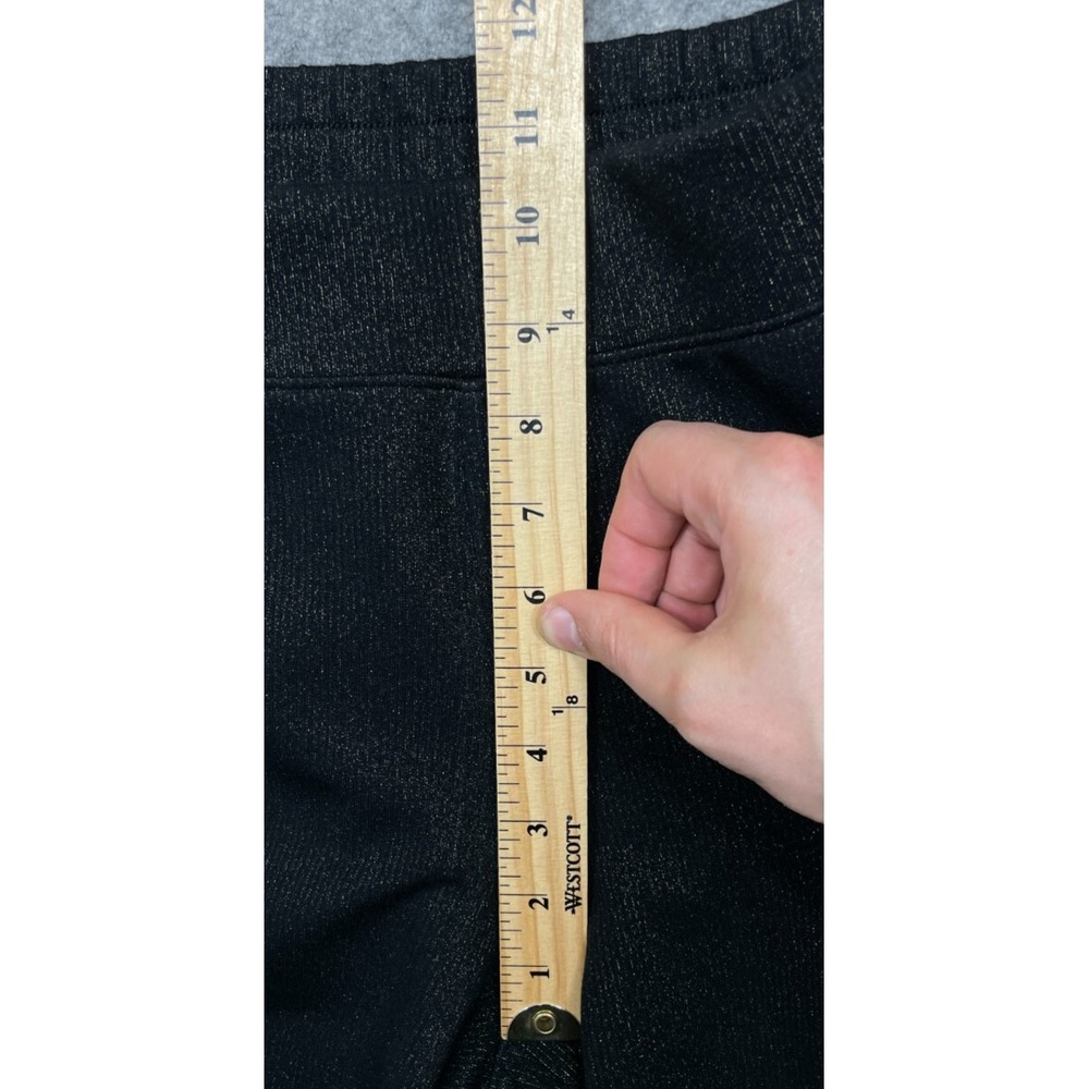Spanx AirEssentials Shimmer Wide Leg Pants Womens S Black Gunmetal Pull On - Picture 10 of 13